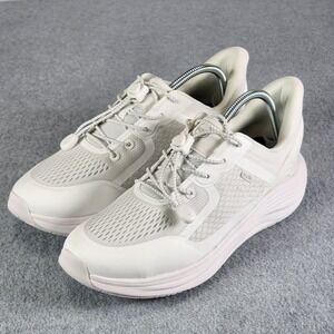 Kizik London Slip On Hands Free Shoes Women's‎ 12 White Sneakers Bungee Lace